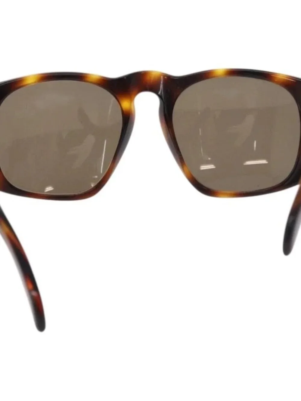CHANEL COCO Mark Sunglasses Plastic Brown Gold CC Auth  display picture 2